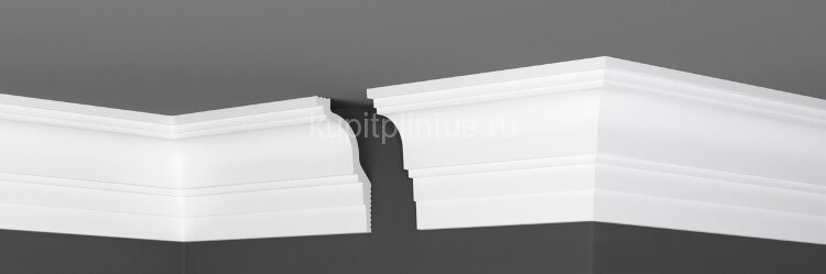 Заказать Потолочный плинтус 120х70 мм Де-Багет XPS П 28 120/70 белый 2 м Заказать Потолочный плинтус 120х70 мм Де-Багет XPS П 28 120/70 белый 2 м