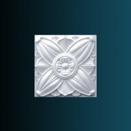 Декоративный орнамент Перфект P1105 82х82х10 мм Декоративный орнамент Перфект P1105 82х82х10 мм