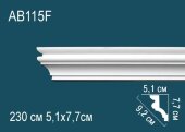 Потолочный плинтус Перфект AB115F 77х92х51 мм 2,3 м Потолочный плинтус Перфект AB115F 77х92х51 мм 2,3 м