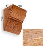 Консоль для балок 110х70х90 мм Уникс Классика К1 Орех