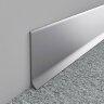 Напольный плинтус алюминиевый ПТ-79/15 алюминий серебро 3 м