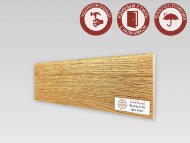 Напольный плинтус МДФ Teckwood цветной 80х10 Дуб Кинг 2.15 м Напольный плинтус МДФ Teckwood цветной 80х10 Дуб Кинг 2.15 м