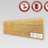 Напольный плинтус МДФ Teckwood цветной 80х10 Дуб Кинг 2.15 м