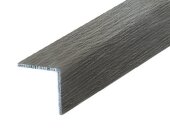 Уголок 30х30 мм алюминиевый Л Дуб арктик (ламинированный) 2,7 м Уголок 30х30 мм алюминиевый Л Дуб арктик (ламинированный) 2,7 м