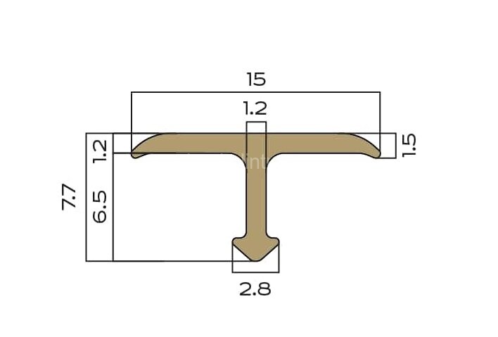 Заказать Профиль T-образный полукруглый латунный 15 мм NEEXY PVL67-03 BAO брашированный 2.7м Заказать Профиль T-образный полукруглый латунный 15 мм NEEXY PVL67-03 BAO брашированный 2.7м