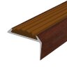 Заказать Порог угловой с коричневой резиновой вставкой Д01 КД Махагон 2,7 м Заказать Порог угловой с коричневой резиновой вставкой Д01 КД Махагон 2,7 м