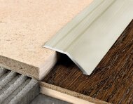 Порог разноуровневый из алюминия С1 КД Дуб жемчужный (декорированный) 2,7 м Порог разноуровневый из алюминия С1 КД Дуб жемчужный (декорированный) 2,7 м