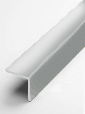 Заказать Алюминиевый уголок защитный 30х30 мм прямой PV75-01 полированный 2,7 м 