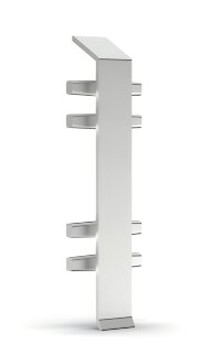 Соединение для напольного плинтуса 70 мм Мега-Трейд ДЛ-70ст без покрытия Соединение для напольного плинтуса 70 мм Мега-Трейд ДЛ-70ст без покрытия