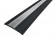Заказать Профиль противоскользящий из термоэластопласта со вставкой из алюминия полоса NoSlipper 44,5х5,8 мм Алюминий-Черный 2,7 м 