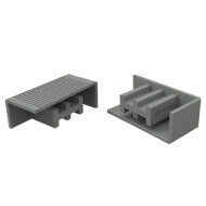 Заглушки к профилю MP52 серые