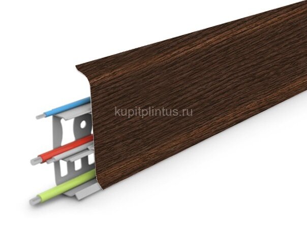 Заказать Пластиковый плинтус напольный 85 мм Идеал Деконика Д-П85 301 венге 2,2 м Заказать Пластиковый плинтус напольный 85 мм Идеал Деконика Д-П85 301 венге 2,2 м