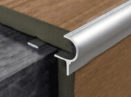 F-профиль алюминий 10 мм Effector A 80.01 серебро 3 м