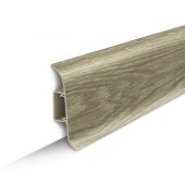 Плинтус напольный с кабель-каналом Идеал Классик К-П55-1 208 Дуб мокко 2,5 м Плинтус напольный с кабель-каналом Идеал Классик К-П55-1 208 Дуб мокко 2,5 м