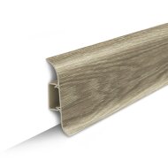 Плинтус напольный с кабель-каналом Идеал Классик К-П55-1 208 Дуб мокко 2,5 м Плинтус напольный с кабель-каналом Идеал Классик К-П55-1 208 Дуб мокко 2,5 м