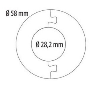 Заказать Розетка для труб Cezar D28 мм 89 Белый (2 шт.) Заказать Розетка для труб Cezar D28 мм 89 Белый (2 шт.)