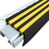 Заказать Противоскользящий угловой профиль под кафель 32х20 мм ALPB черно-желтый 2,7 м 