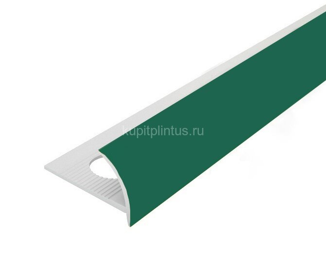 Заказать Внешний профиль ПВХ для плитки 8 мм Cezar 111 Зеленый 2,5 м Заказать Внешний профиль ПВХ для плитки 8 мм Cezar 111 Зеленый 2,5 м