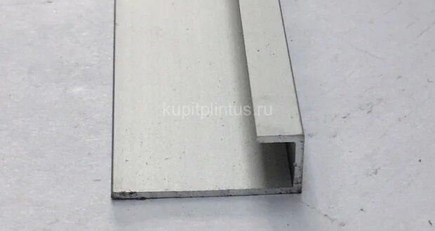 Заказать Алюминиевый П-профиль для стекла ПО-166 Серебро матовое 2,7 м Заказать Алюминиевый П-профиль для стекла ПО-166 Серебро матовое 2,7 м