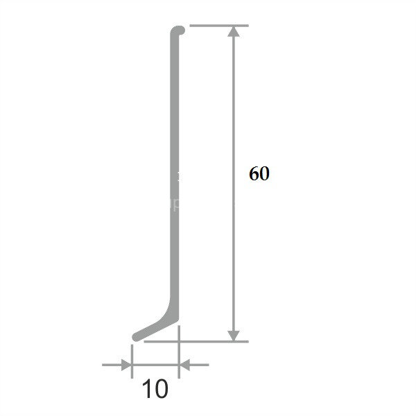 Заказать Металлическая фурнитура для плинтуса ПЛ-60 уголок наружный белый муар Заказать Металлическая фурнитура для плинтуса ПЛ-60 уголок наружный белый муар
