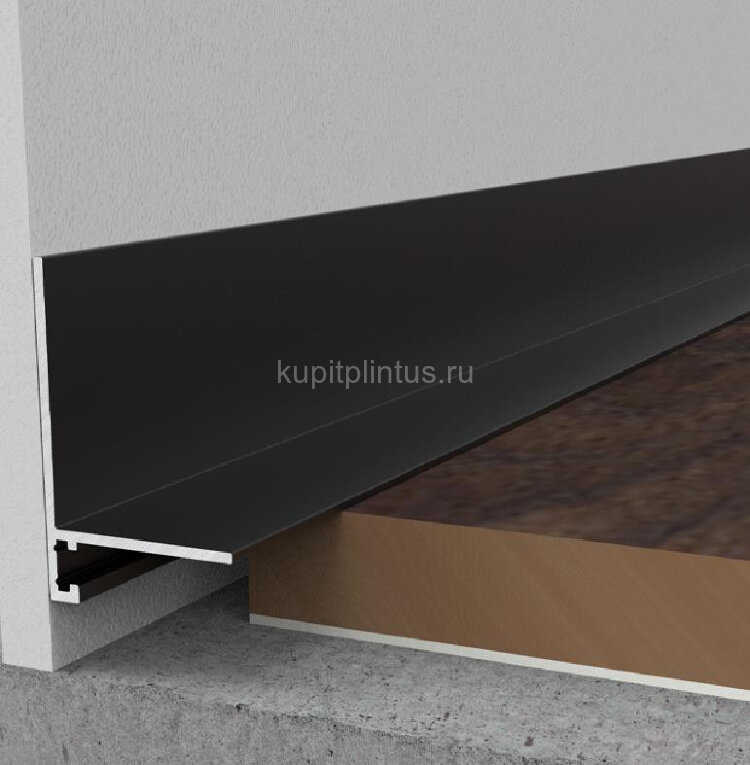 Заказать Алюминиевый микроплинтус щелевой Мега-Трейд МП-32 Чёрный 2м Заказать Алюминиевый микроплинтус щелевой Мега-Трейд МП-32 Чёрный 2м