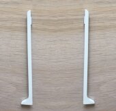 Заглушки металлические для плинтуса ПТ-40 М белый (кмп) Заглушки металлические для плинтуса ПТ-40 М белый (кмп)