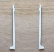 Заглушки металлические для плинтуса ПТ-40 М белый (кмп) Заглушки металлические для плинтуса ПТ-40 М белый (кмп)