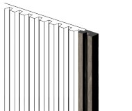 Финишный молдинг 11х24 мм HiWood LF129B BR490NK под дерево 2,7 м Финишный молдинг 11х24 мм HiWood LF129B BR490NK под дерево 2,7 м