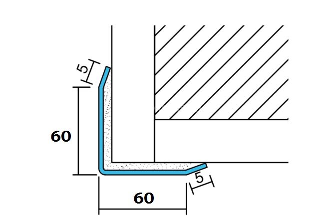 Заказать Уголок из нержавеющей стали 60х60 мм SAO12-60W SGB серебро глянец браш 2,7 м Заказать Уголок из нержавеющей стали 60х60 мм SAO12-60W SGB серебро глянец браш 2,7 м
