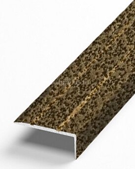 Заказать Угловой порог из алюминия Д3 КР Бронзовый антик (порошковая эмаль) 2,7 м Заказать Угловой порог из алюминия Д3 КР Бронзовый антик (порошковая эмаль) 2,7 м