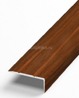 Заказать Порог угловой из алюминия Д1 КД Вишня (декорированный) 2,7 м Заказать Порог угловой из алюминия Д1 КД Вишня (декорированный) 2,7 м