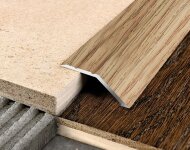 Порог разноуровневый из алюминия С1 КД Дуб золотой (декорированный) 2,7 м Порог разноуровневый из алюминия С1 КД Дуб золотой (декорированный) 2,7 м