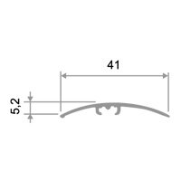 Заказать Порог разноуровневый алюминиевый ПО-41 209 Орех тропический 2,7 м Заказать Порог разноуровневый алюминиевый ПО-41 209 Орех тропический 2,7 м