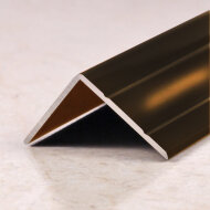 Порог угловой алюминиевый ПО-24х20 бронза глянец 2,7 м