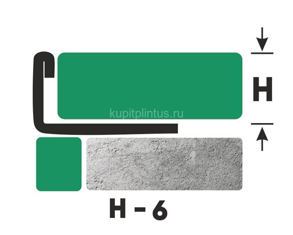 Заказать L-образный профиль нержавеющая сталь 6 мм FG 6 GP золото полированное 2,7 м 