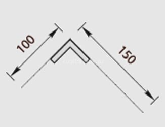 Заказать Уголок штукатурный с сеткой 100х150 мм Идеал 3 м 