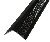 Алюминиевый уголок с гравировкой ПН-15х15 Черный глянец гравировка 2,7 м Алюминиевый уголок с гравировкой ПН-15х15 Черный глянец гравировка 2,7 м