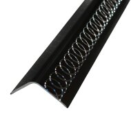 Алюминиевый уголок с гравировкой ПН-15х15 Черный глянец гравировка 2,7 м Алюминиевый уголок с гравировкой ПН-15х15 Черный глянец гравировка 2,7 м