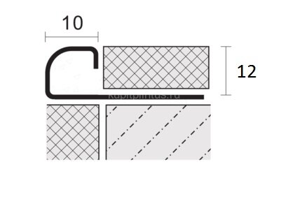 Заказать Профиль С-образный из нержавеющей стали SR029-12H SGB Серебро глянец браш 2,7 м Заказать Профиль С-образный из нержавеющей стали SR029-12H SGB Серебро глянец браш 2,7 м