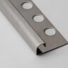Заказать Профиль С-образный из нержавеющей стали SR029-12H SGB Серебро глянец браш 2,7 м 