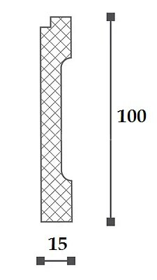 Заказать Плинтус для пола NMC Floorstyl Essenza FD1 100х15 2 м 