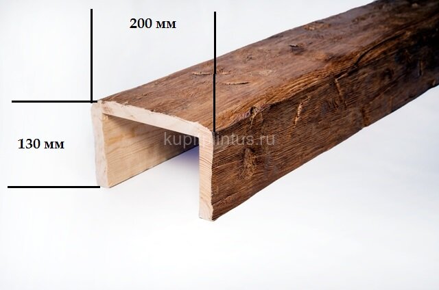 Заказать Декоративная балка из дерева 130х200 мм Уникс Винтаж А20 Под покраску 2,5 м Заказать Декоративная балка из дерева 130х200 мм Уникс Винтаж А20 Под покраску 2,5 м