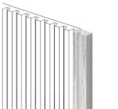 Финишный молдинг 11х24 мм HiWood LF129B GR24N под дерево 2,7 м Финишный молдинг 11х24 мм HiWood LF129B GR24N под дерево 2,7 м