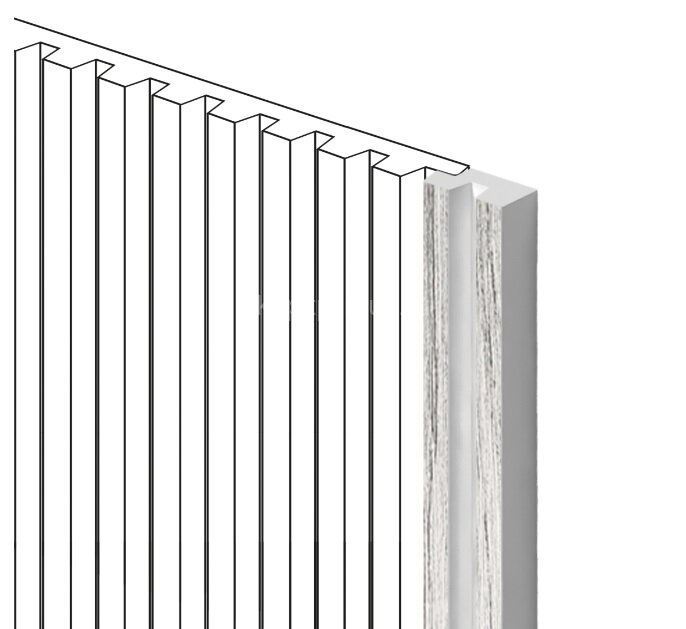 Заказать Финишный молдинг 11х24 мм HiWood LF129B GR24N под дерево 2,7 м Заказать Финишный молдинг 11х24 мм HiWood LF129B GR24N под дерево 2,7 м