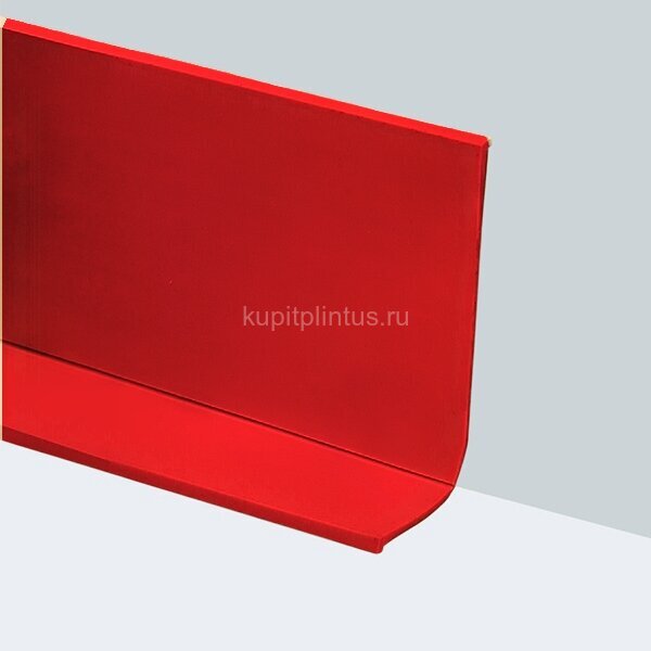 Заказать Гибкий плинтус напольный 65 мм ПГ65 красный самоклеющийся бухта 25м Заказать Гибкий плинтус напольный 65 мм ПГ65 красный самоклеющийся бухта 25м