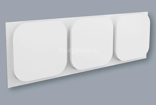 Заказать Стеновая панель 3D NMC Значёк ICON 1135х380 мм 