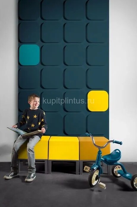 Заказать Стеновая панель 3D NMC Значёк ICON 1135х380 мм 