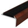 Заказать Порог угловой с черной резиновой вставкой Д01 КД Махагон 2,7 м Заказать Порог угловой с черной резиновой вставкой Д01 КД Махагон 2,7 м