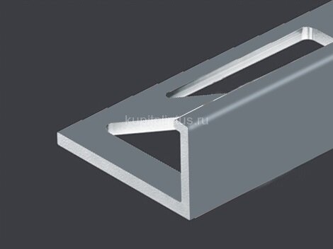 Заказать Алюминиевый профиль L-образный 12 мм PV03-34 темно-серый Ral 7000 2,7 м 