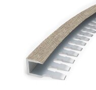 Профиль П-образный гибкий MP55 из алюминия 46 Дуб дымчатый 2,7 м